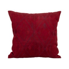 Pillowcase  made from an Early 20th Century Indian Phulkari Wedding  Shawl