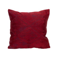 Pillowcase  made from an Early 20th Century Indian Phulkari Wedding  Shawl