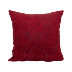 Pillowcase  made from an Early 20th Century Indian Phulkari Wedding  Shawl