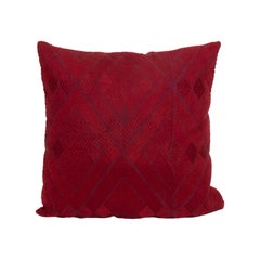 Pillowcase  made from an Early 20th Century Indian Phulkari Wedding  Shawl