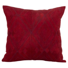 Pillowcase  made from an Early 20th Century Indian Phulkari Wedding  Shawl