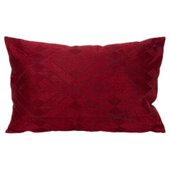 Pillowcase  made from an Early 20th Century Indian Phulkari Wedding  Shawl