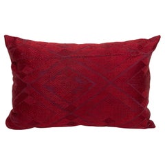Pillowcase  made from an Early 20th Century Indian Phulkari Wedding  Shawl