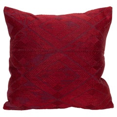 Pillowcase  made from an Early 20th Century Indian Phulkari Wedding  Shawl