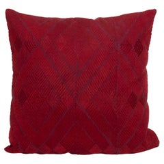 Pillowcase  made from an Early 20th Century Indian Phulkari Wedding  Shawl