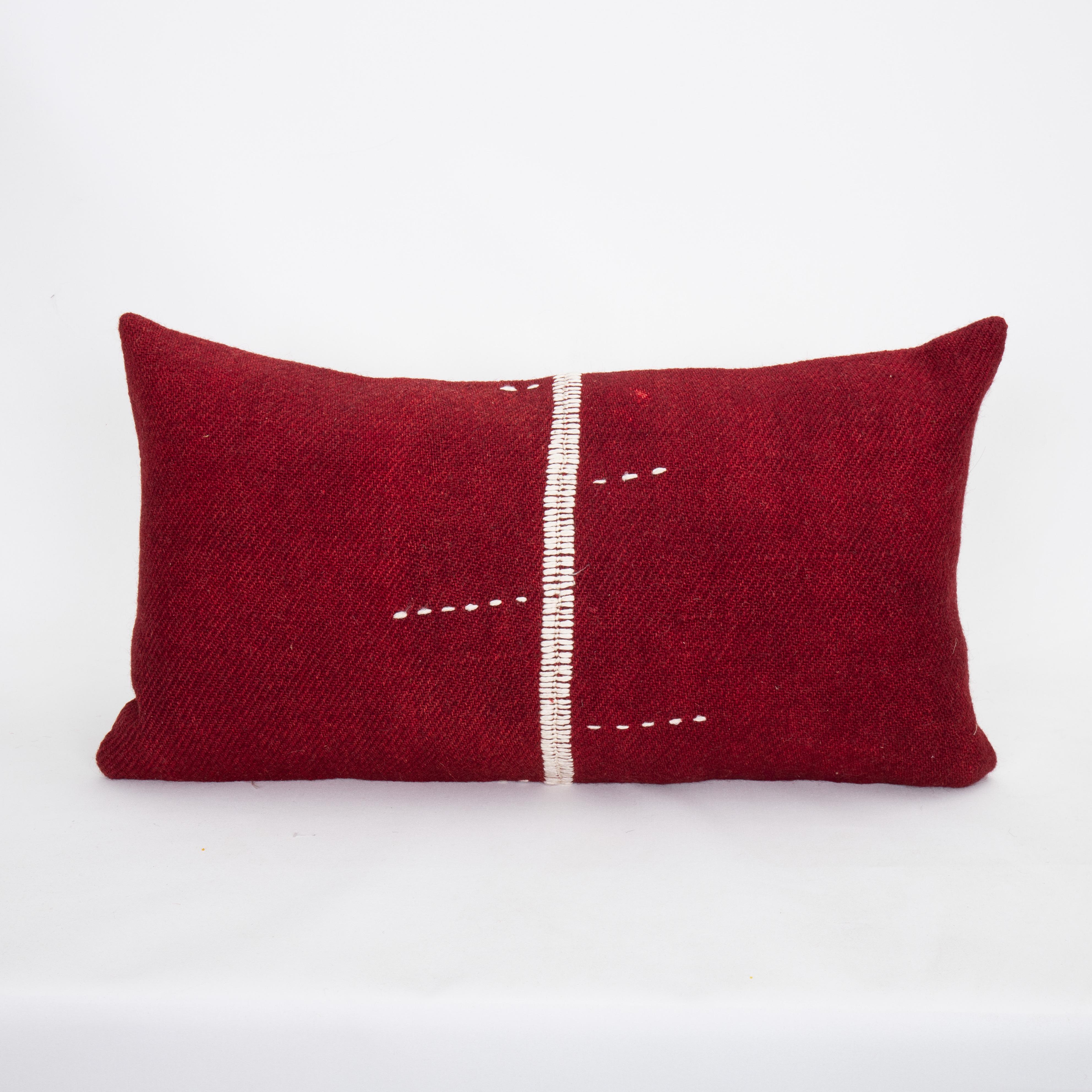 Rustic stitches on the pillowcases are hand done and in silk.
They do not come with inserts.
Linen in the back.
Zipper closure.
Dry clean is recommended.
