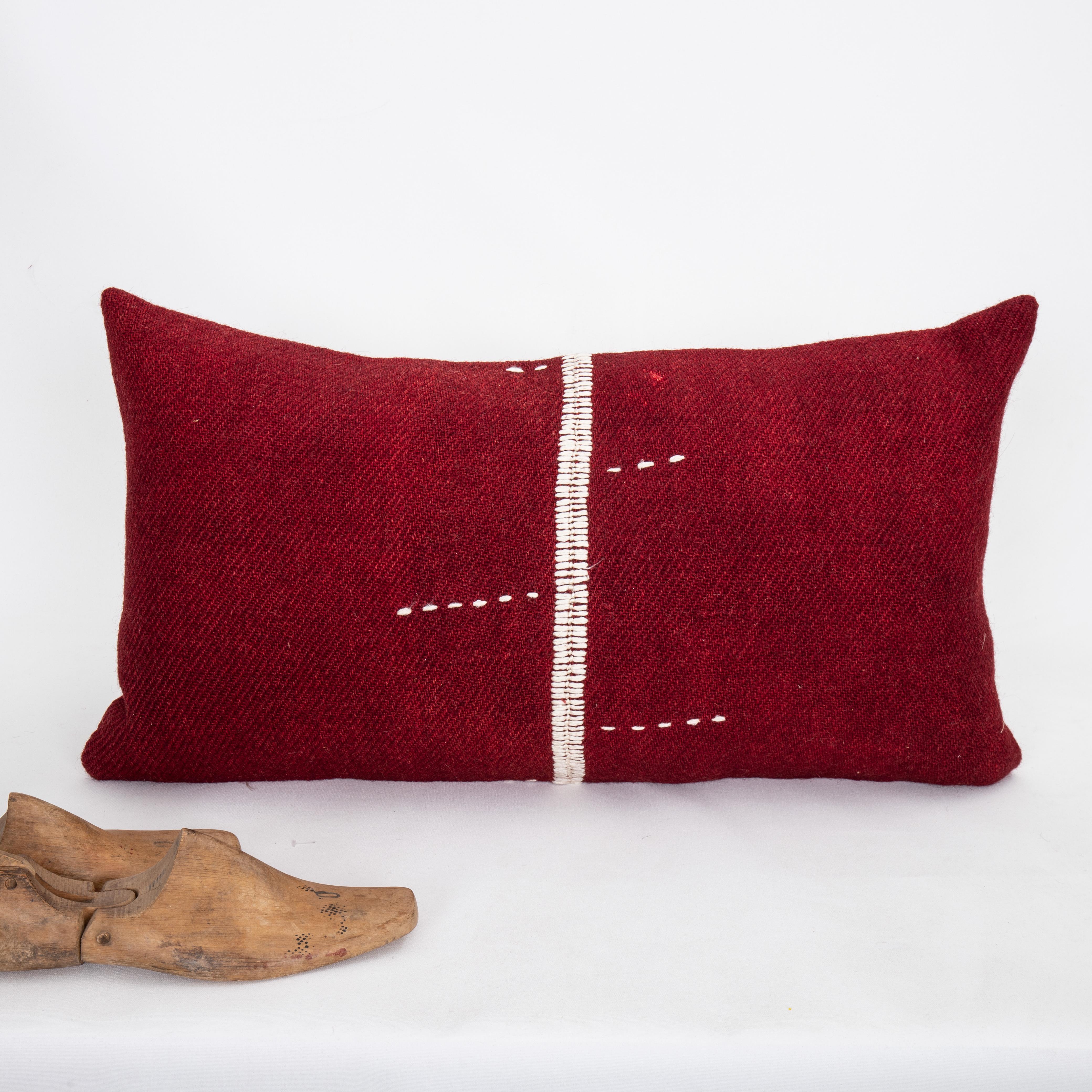 Kilim Pillowcase Made from an Eastern Anatolian Perde ‘ Cover’, Mid 20th C For Sale