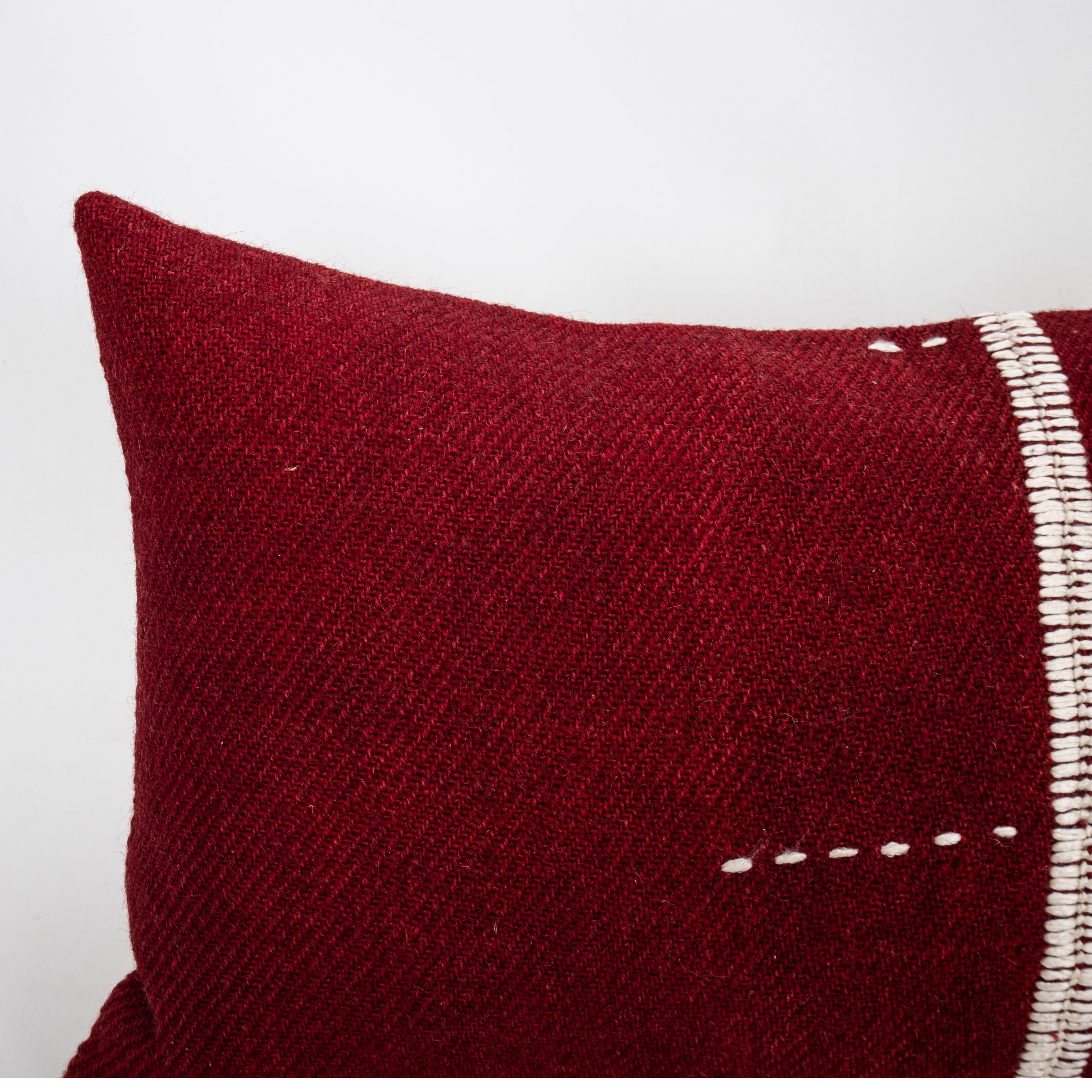 Turkish Pillowcase Made from an Eastern Anatolian Perde ‘ Cover’, Mid 20th C For Sale
