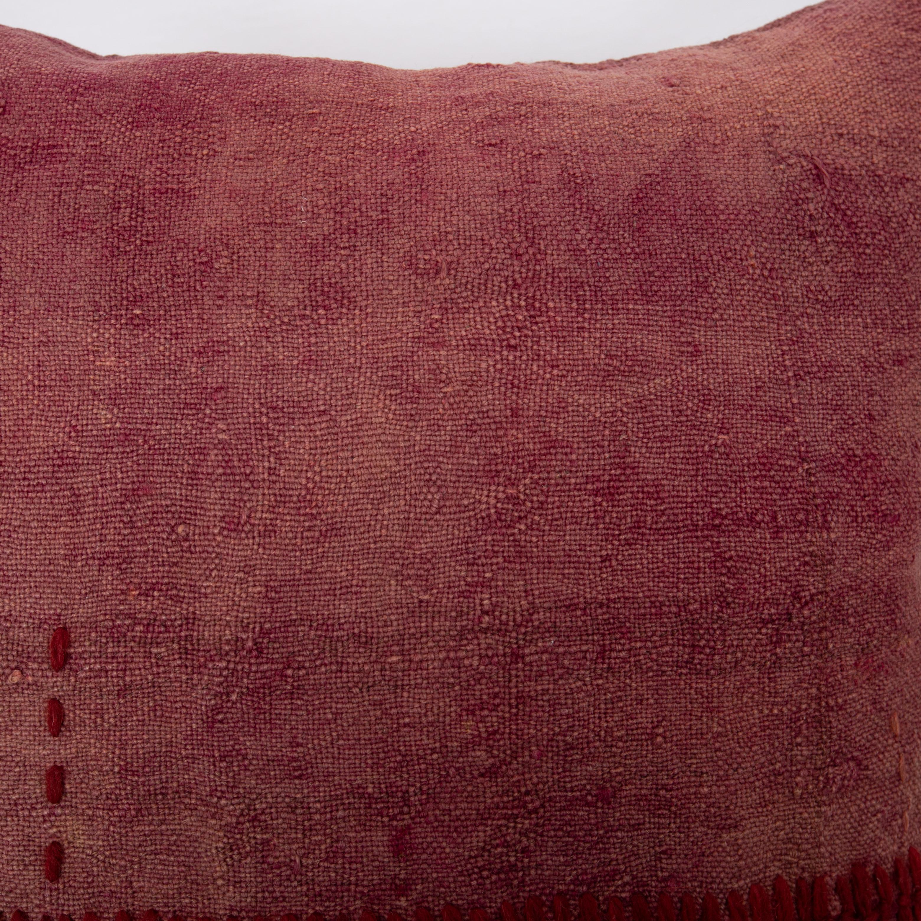Hand-Woven Pillowcase Made from an Eastern Anatolian Perde ‘Cover’, Mid 20th C For Sale