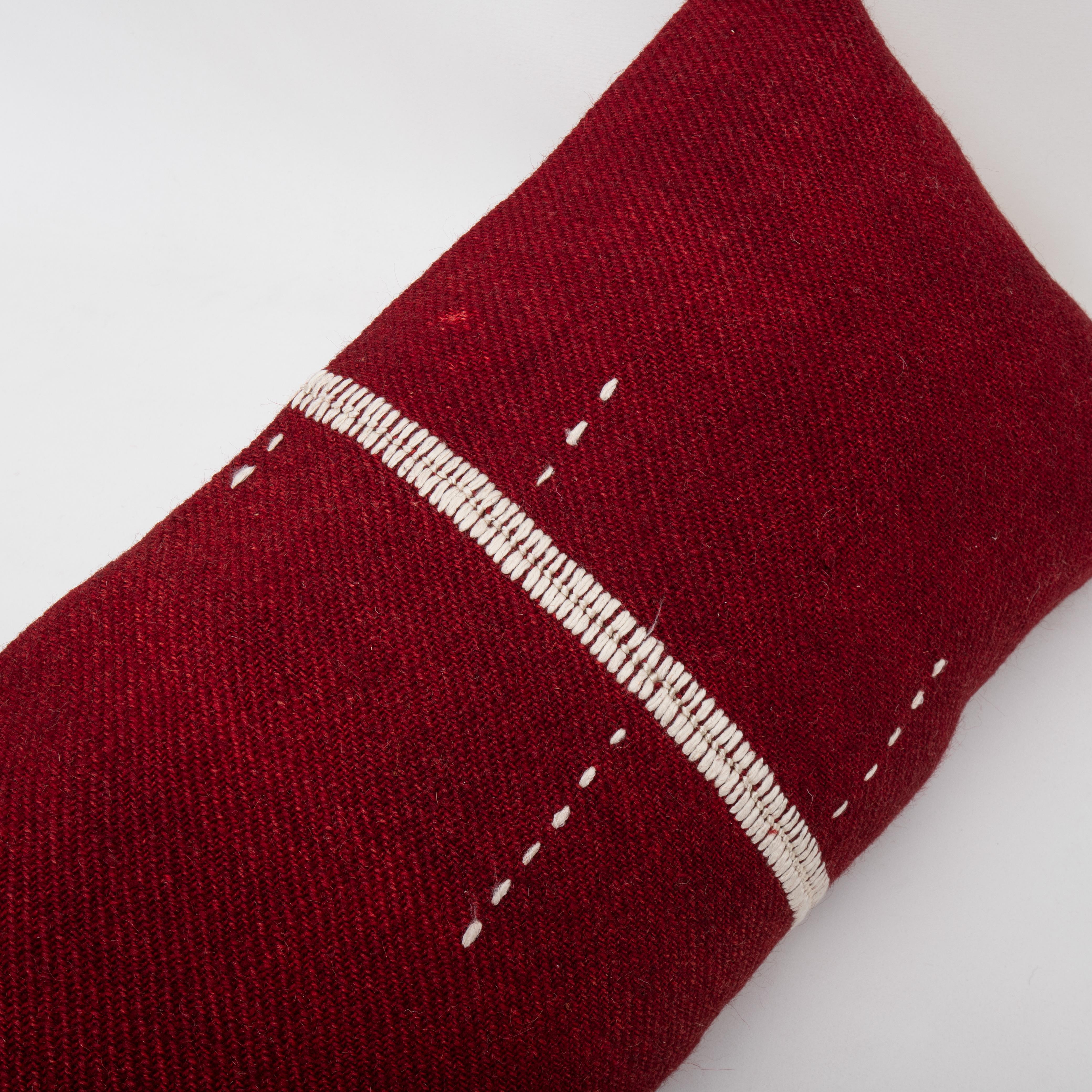 Pillowcase Made from an Eastern Anatolian Perde ‘ Cover’, Mid 20th C In Good Condition For Sale In Istanbul, TR