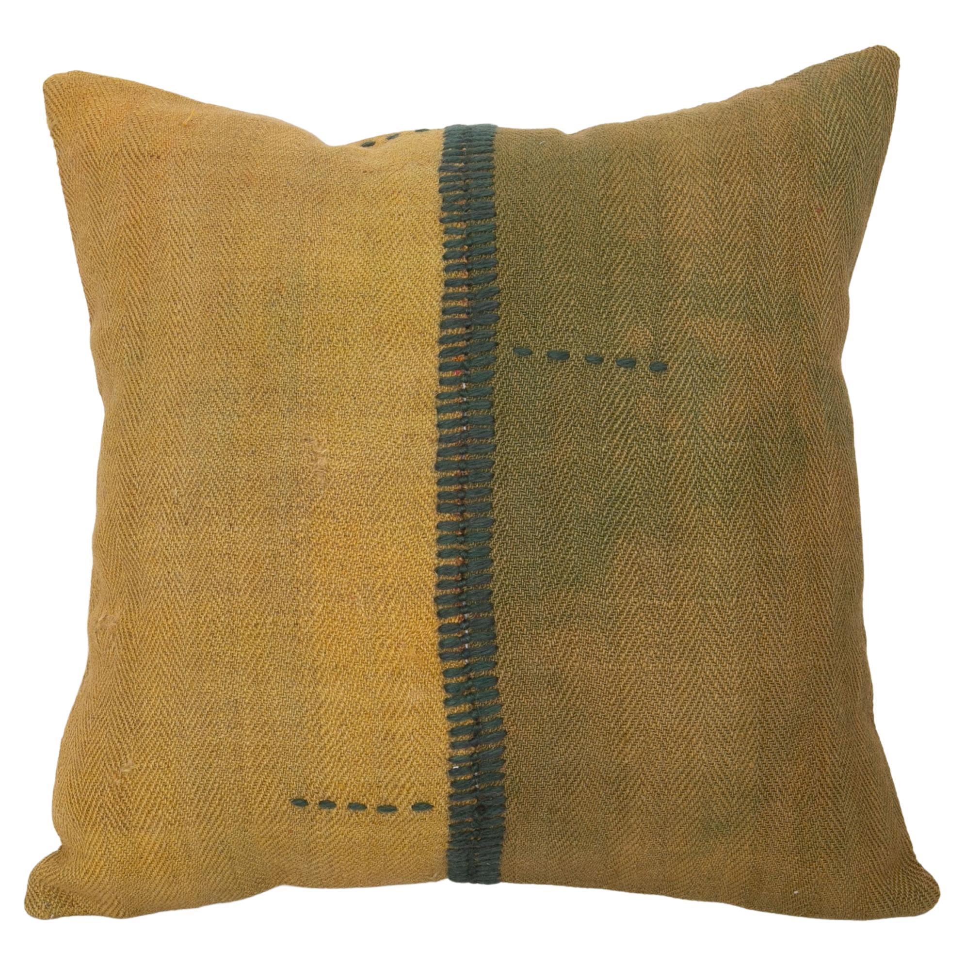 Pillowcase Made from an Eastern Anatolian Perde ‘ Cover’, Mid 20th C For Sale