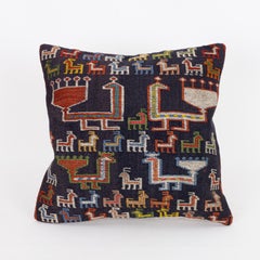 Pillowcase Made from an Mid 20th C. Caucasian  Verneh