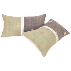 Vintage Pillowcases Made from an Eastern Anatolian Perde 'cover', Mid-20th Century