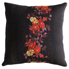 Pillows in Afghan vintage fabrics