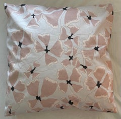Pair of pillows in Francesca Arctic Blush