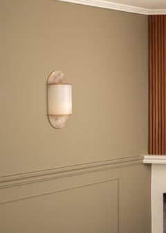 Pilolo Tobacco Alabaster Wall Sconce by Simone & Marcel