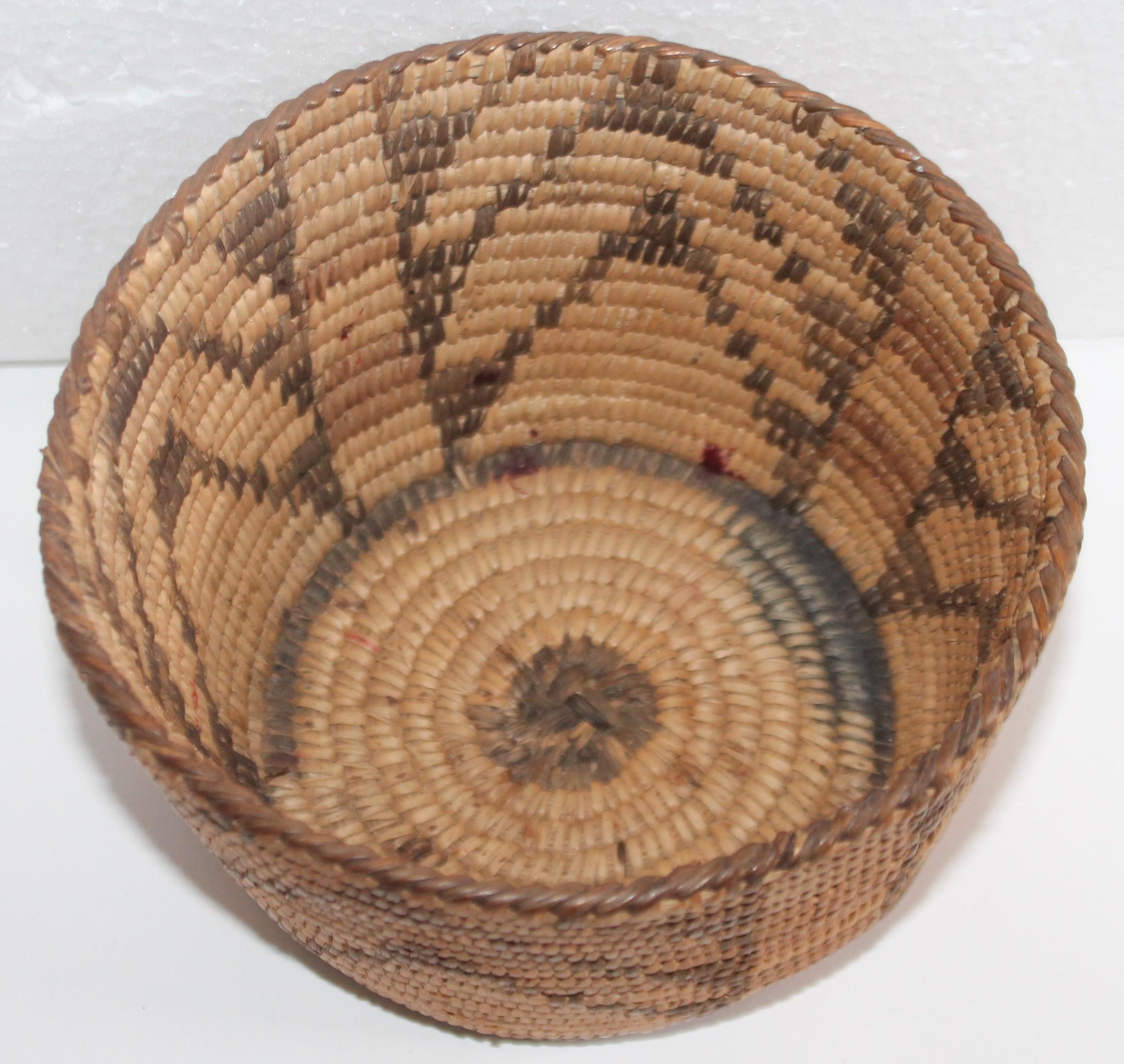 antique indian basket identification