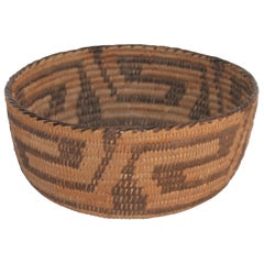 Pima American Indian Geometric Basket