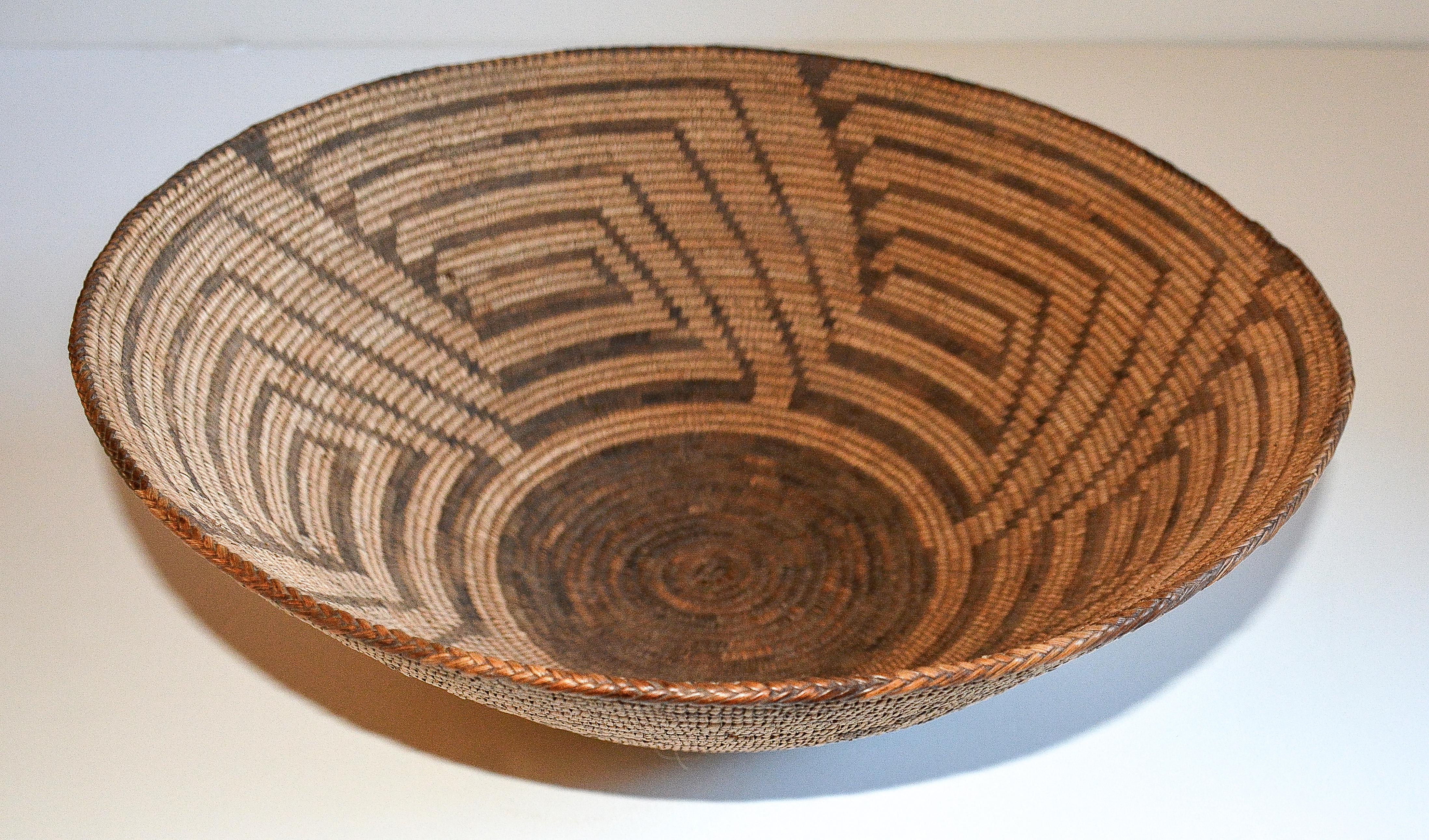 American Pima Basket, 1890 For Sale