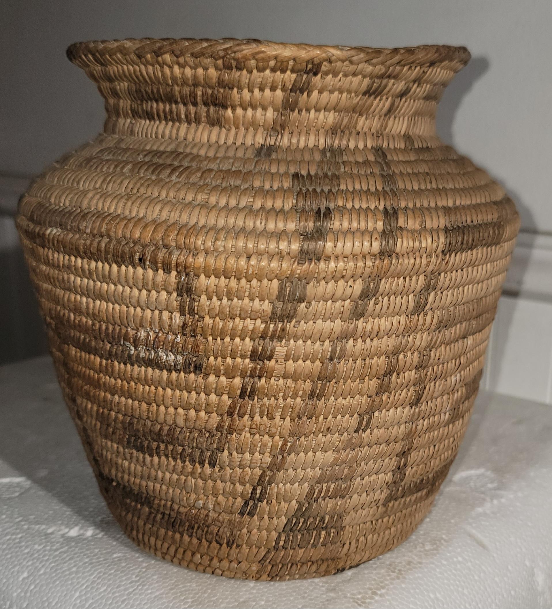 Pima Indian Olla Coil Basket 1