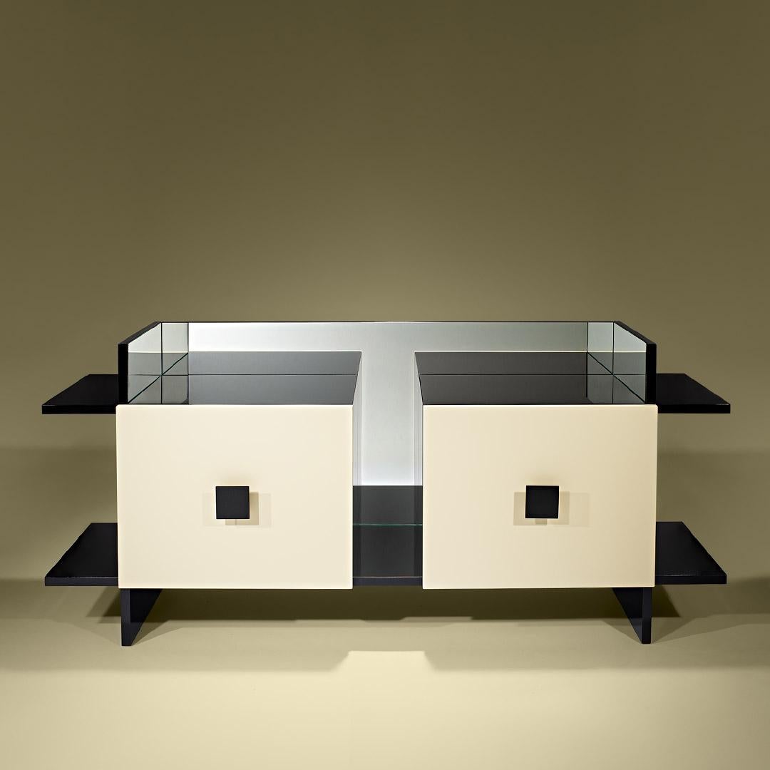 Mirror Pimlico Contemporary and Customizable Bar Cabinet by Luísa Peixoto For Sale