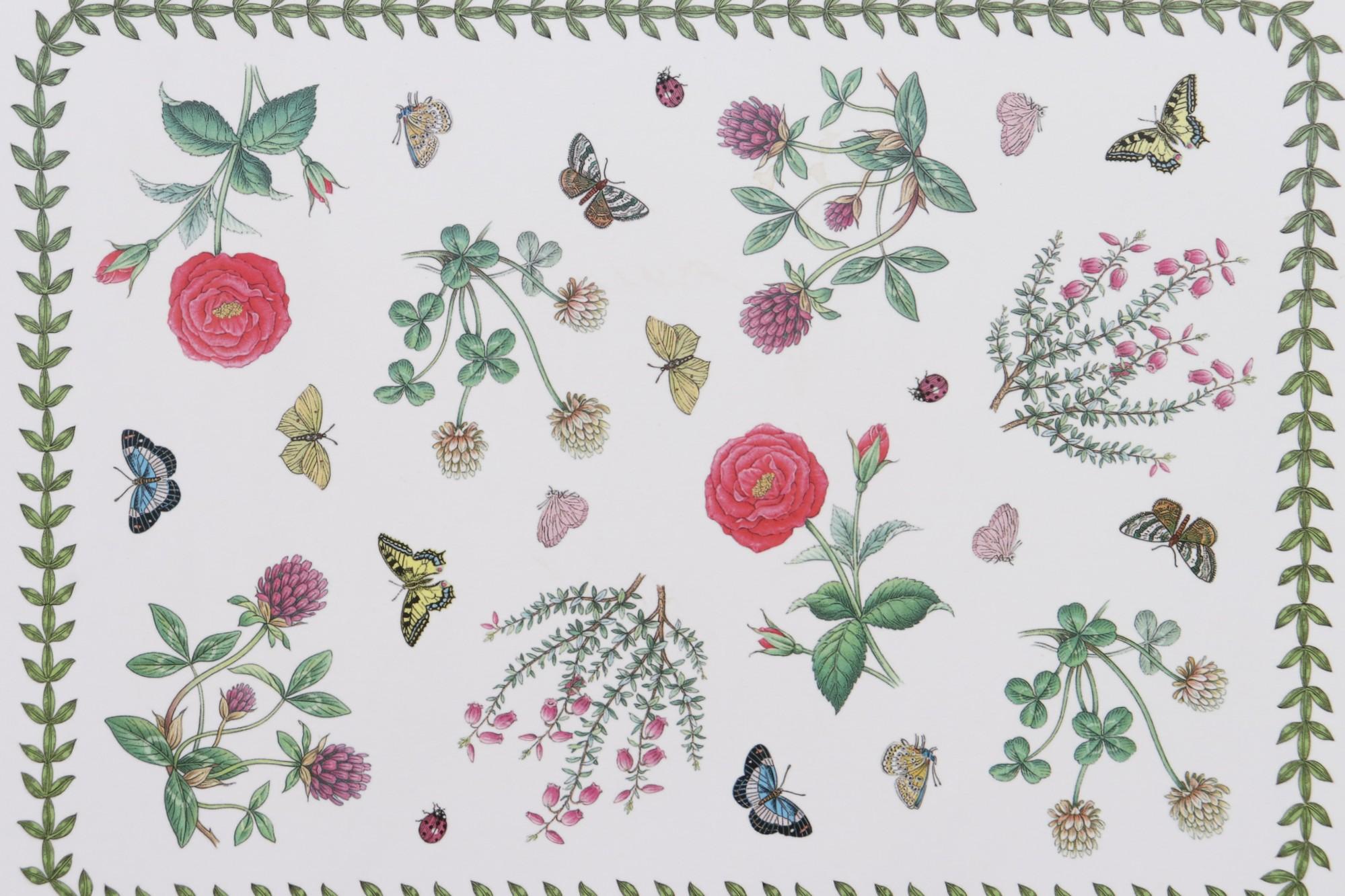 Anglais Set de 6 sets de table Pimpernel Botanical Garden en vente