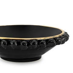Pin Ceramic Black or White Bowl