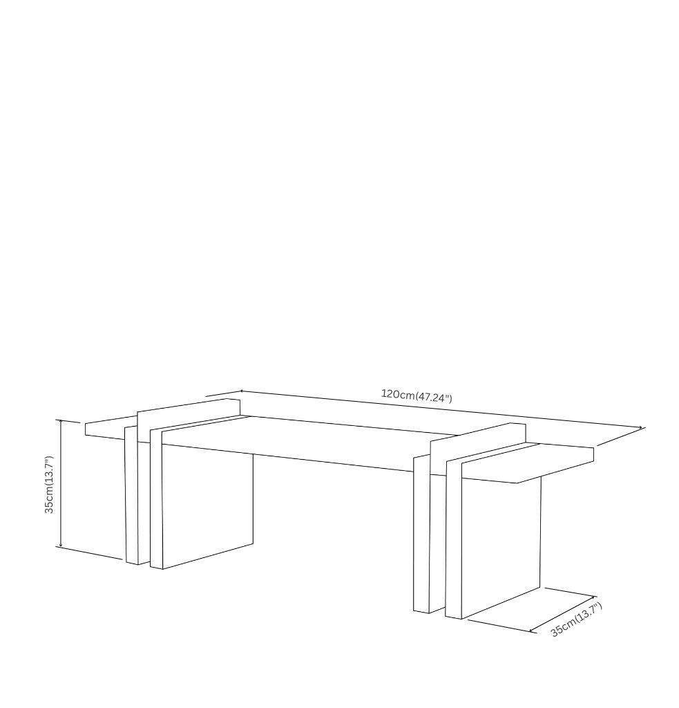 Woodwork Pin Modular Shelf System Wooden 120 cm by Hermhaus For Sale
