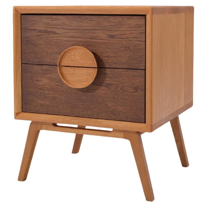 Mesilla de noche Pin, Madera de roble maciza