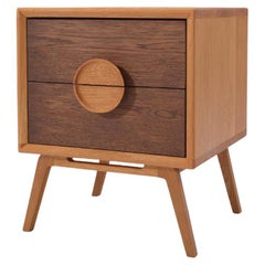 Mesilla de noche Pin, Madera de roble maciza