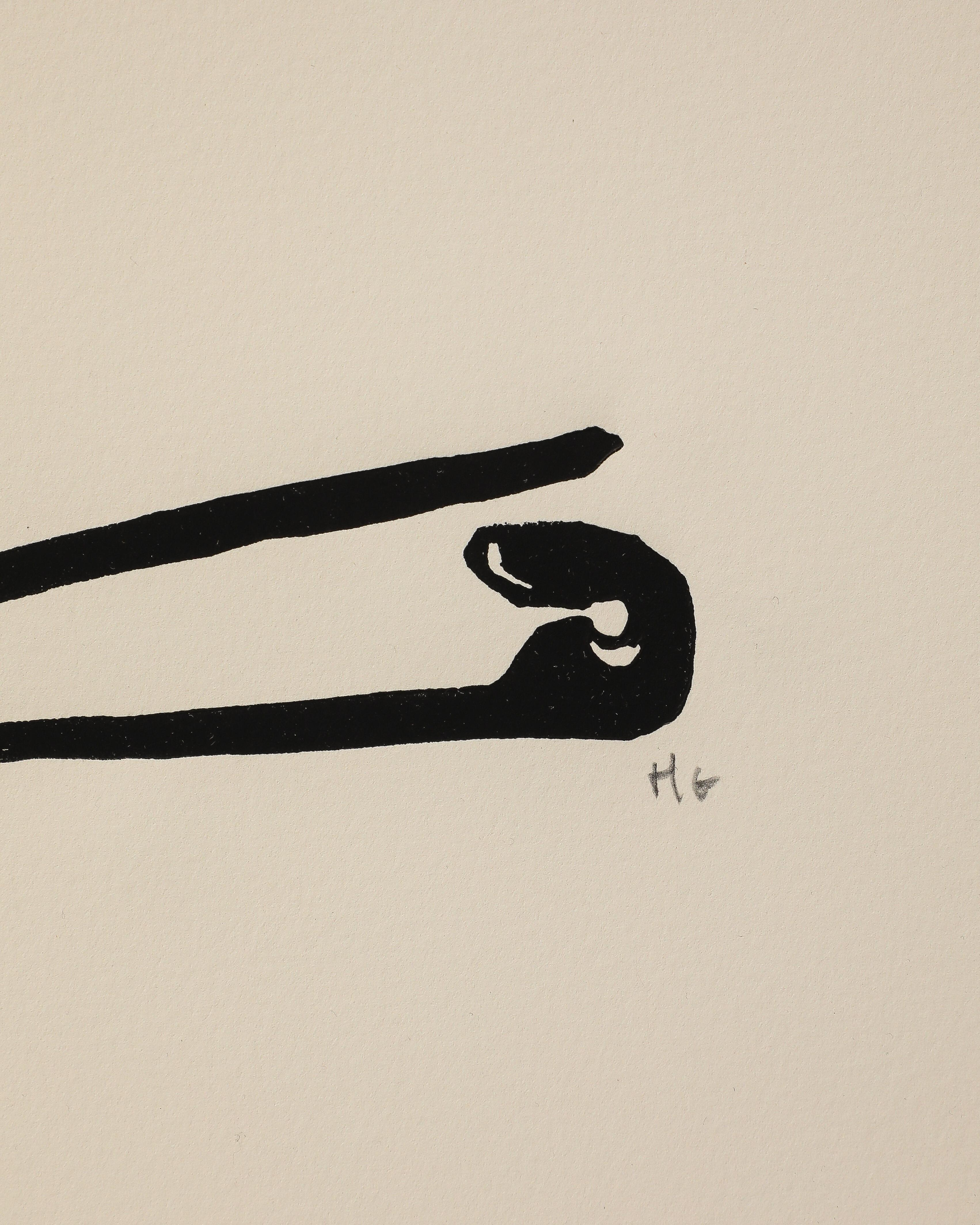 Fine XX secolo Pin Print di Hugo Guiness, Inghilterra, c. 1990 in vendita