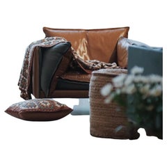 Pin Reversible Two-Toned Leather Armchair