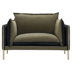 Pin Reversible Two-Toned Wool Armchair