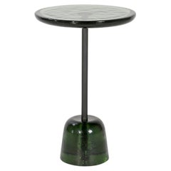 Pina High Light Grey Black Side Table by Pulpo
