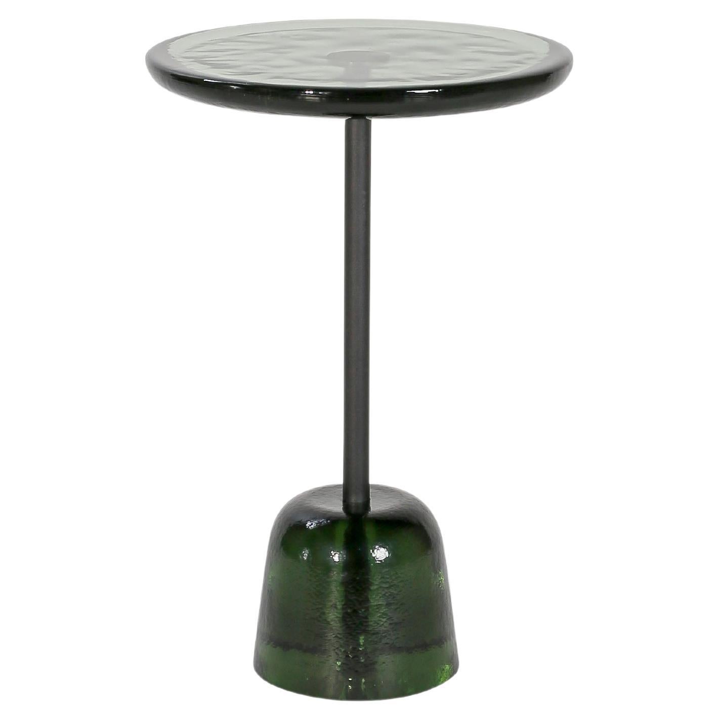 Pina High Light Grey Black Side Table by Pulpo
