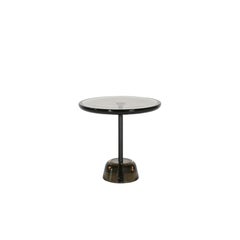 Pina Low Light Grey Black Side Table by Pulpo