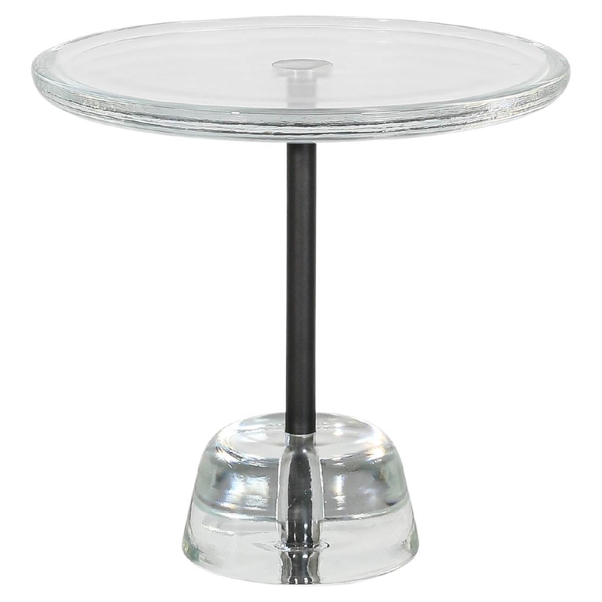 Pina Low Transparent Black Side Table by Pulpo For Sale