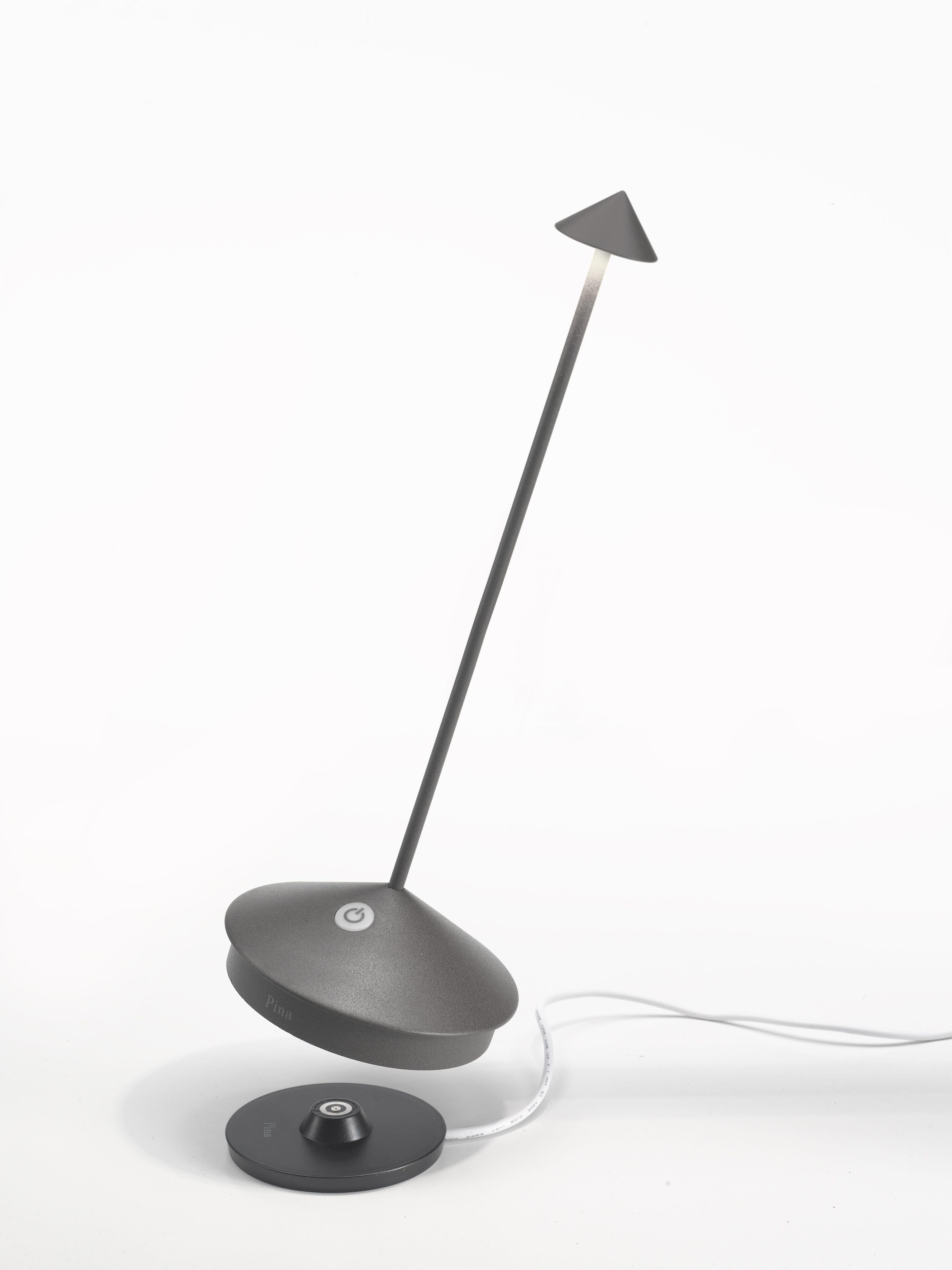 Light Where You Want It! The Pina Pro table lamp is cordless, rechargeable, dimmable and provides 13+ hours of cordless illumination. Read below for many of the lamps other attributes and features that make it the best selling cordless lamp on the