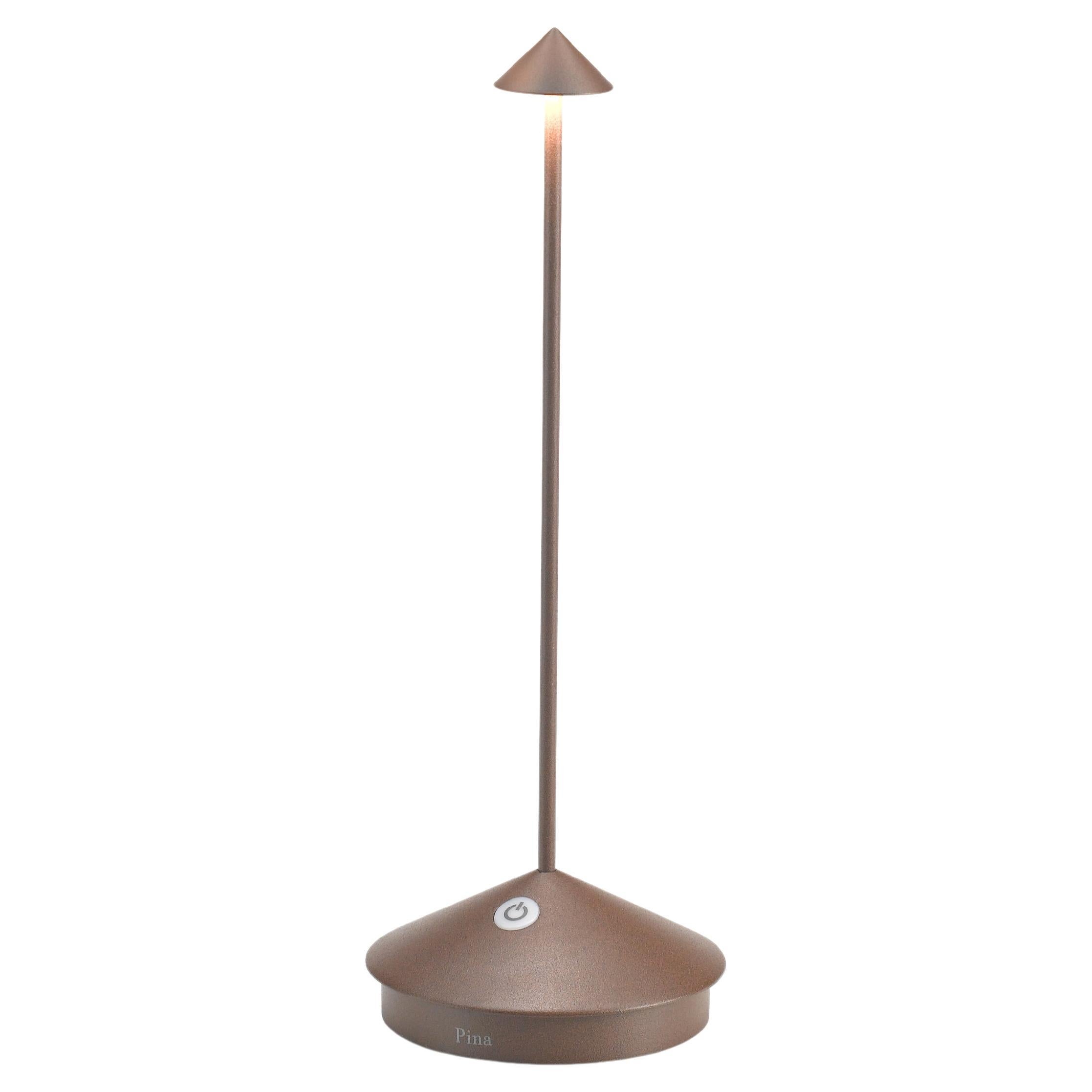 Pina Pro Cordless Table Lamp in Rust