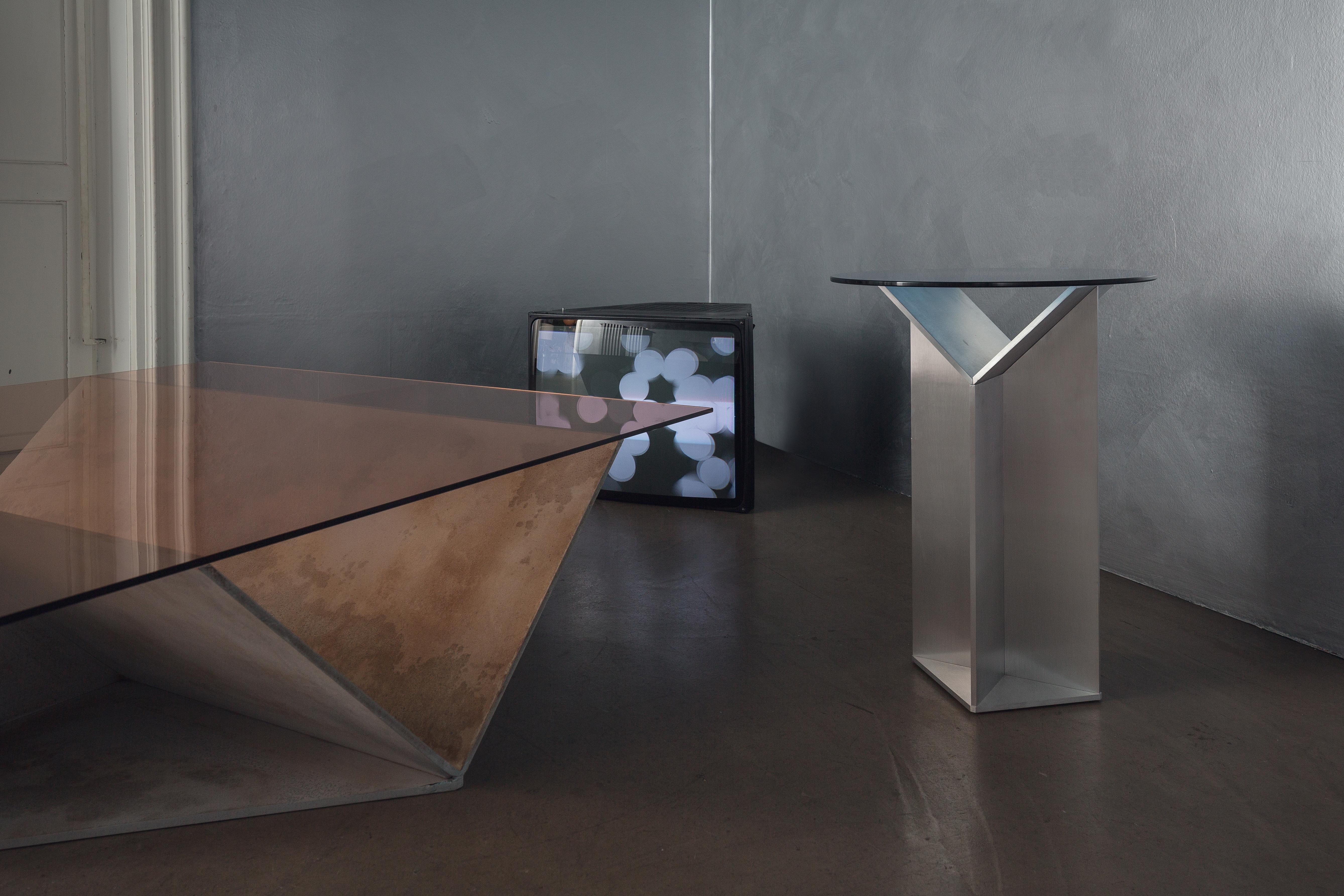 English Pinac Low Coffee Table by Oeuffice