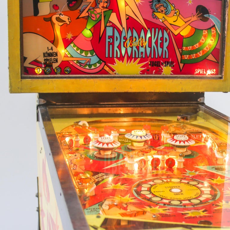 Pinball Machine “Firecracker”, 1971 For Sale at 1stdibs
