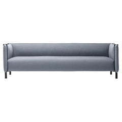 Pinch 3 Seater Sofa in Comfort Upholstery with Pitch Black Base by Skrivo Design