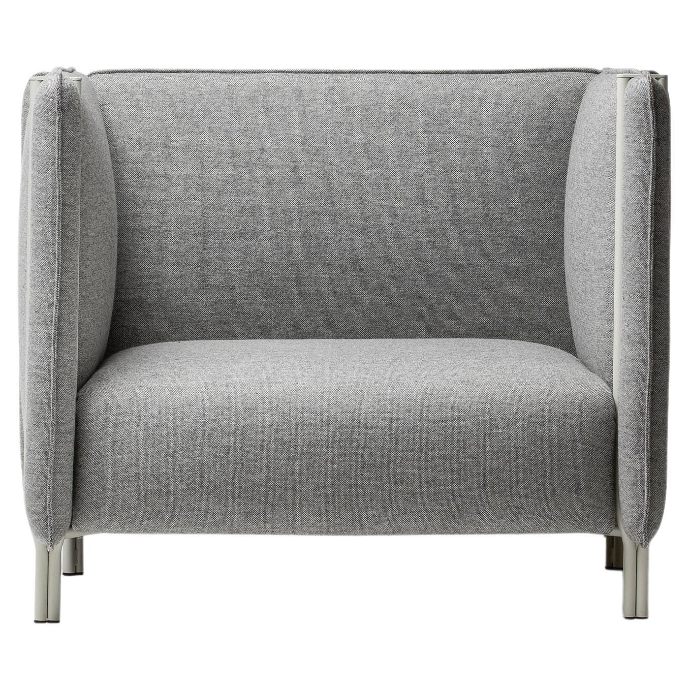 Pinch Armchair in Super Remix 3 Upholstery with Ivory Base by Skrivo Design For Sale