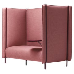 Pinch Sofa in Super Remix 3 Upholstery with Plum Base by Skrivo Design