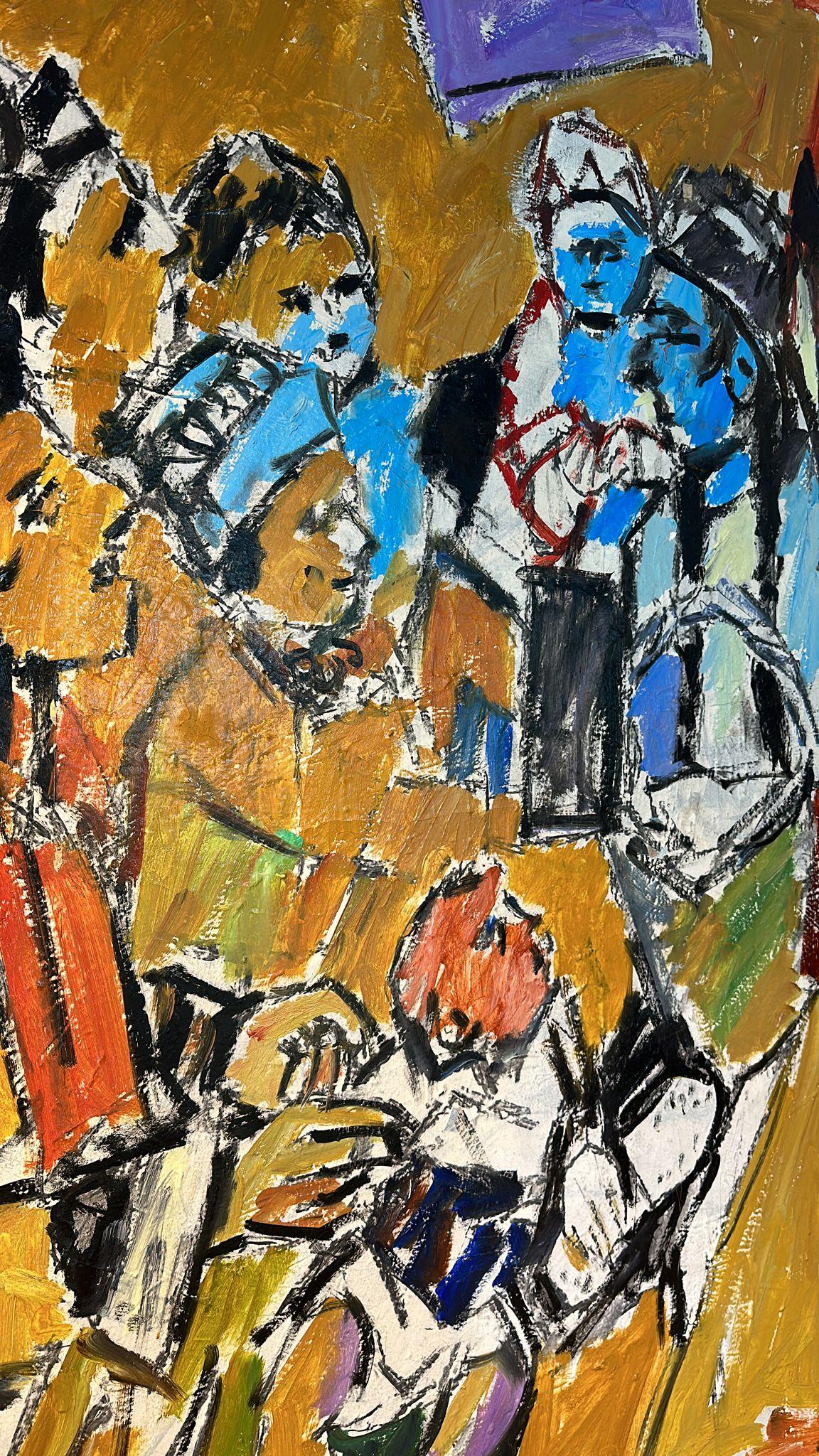 Pinchas Litvinovsky, Untitled, Large Painting of a Bris For Sale 1