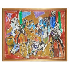Pinchas Litvinovsky, sans titre, grande peinture d'une mariée