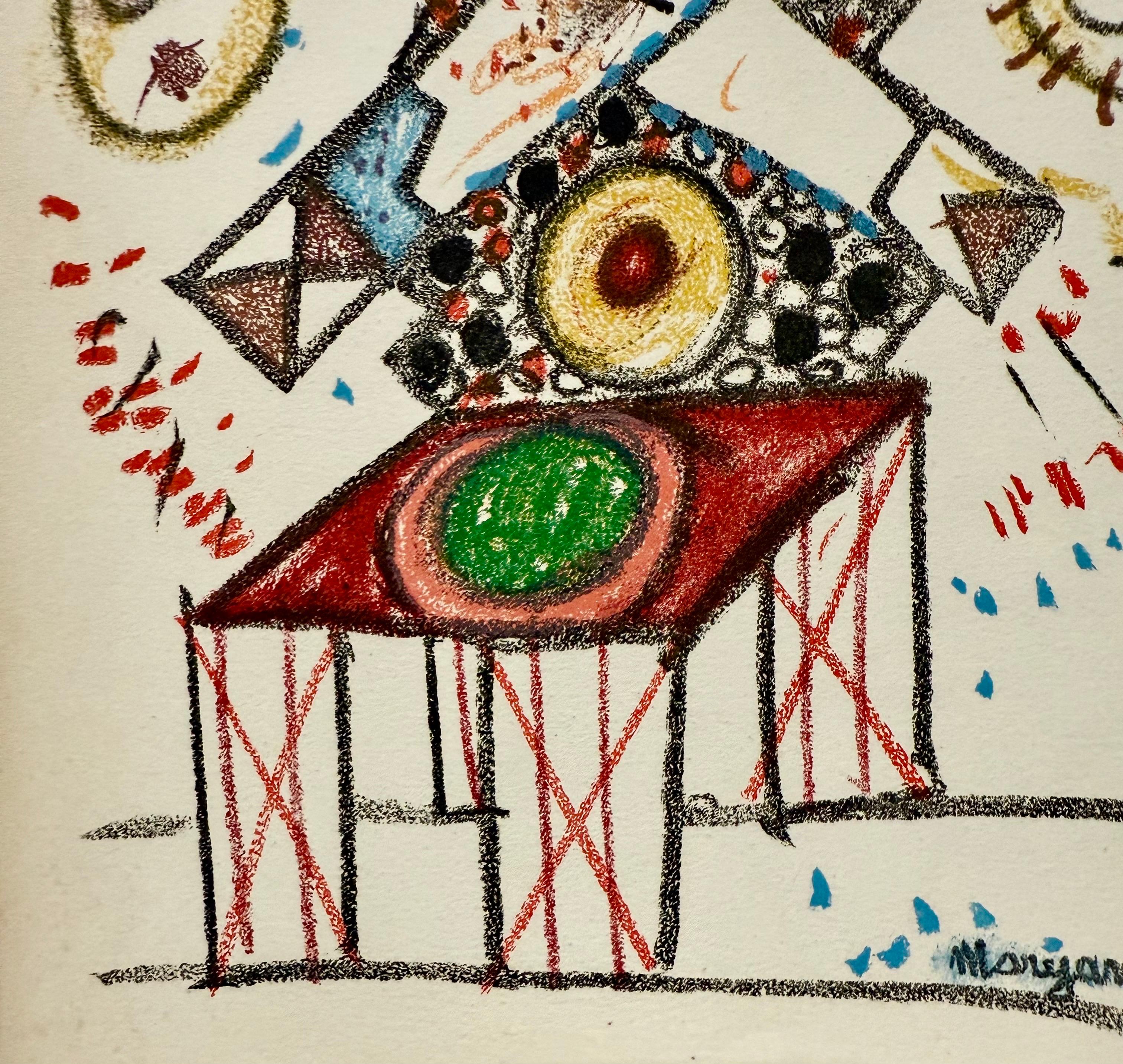 Pinchas Burstein, conosciuto come Maryan
Litografia (dopo il disegno). 
1960
Dimensioni: 12 3/8 x 9 3/8 pollici (315 x 240 mm). 
Sul retro è presente un testo stampato, come da edizione. 
Firmato nella lastra, non a mano.

Maryan, pittrice
