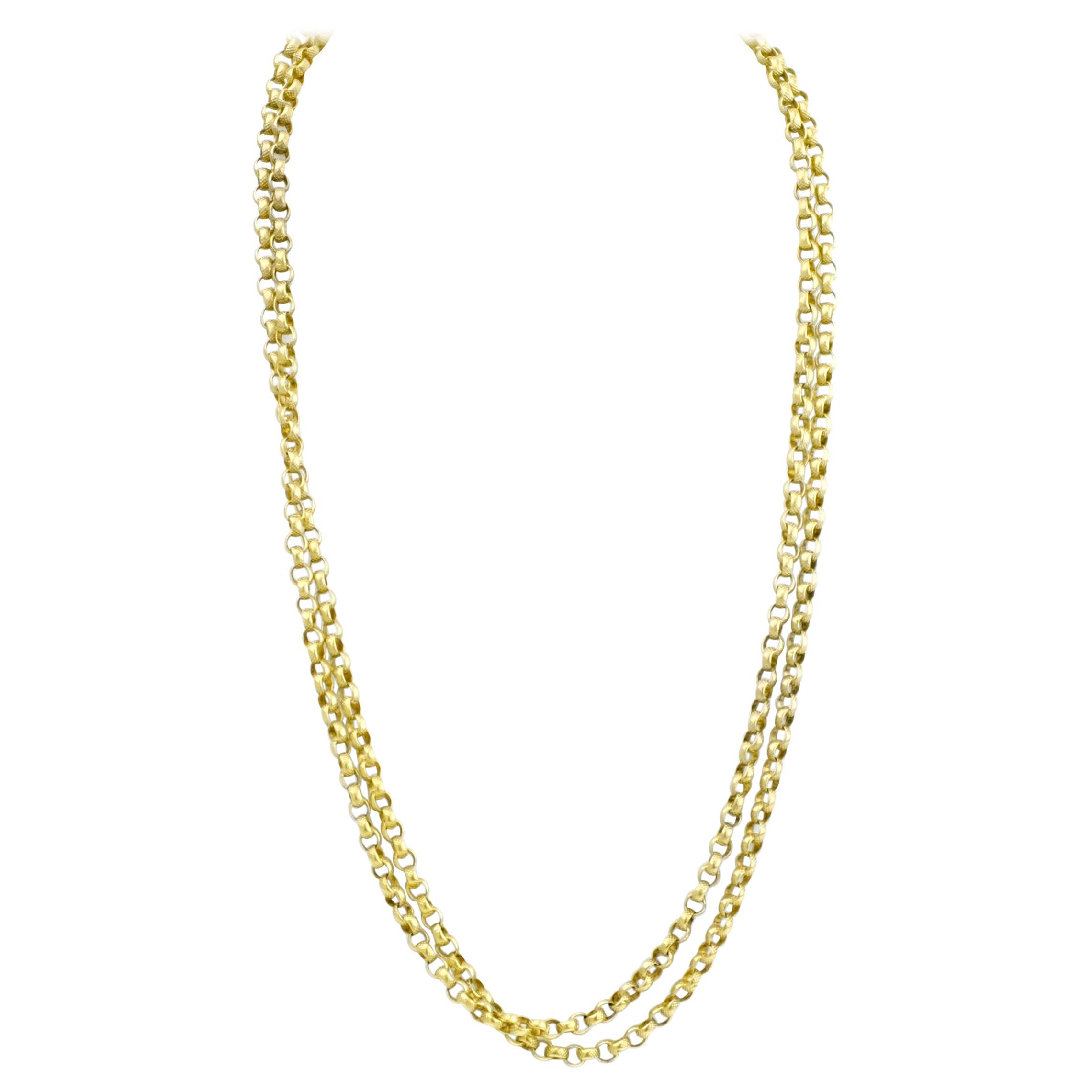 Pinchbeck Gold Chain from Victorian England