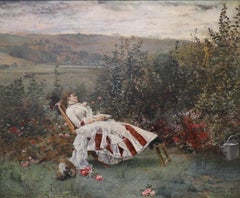 Lost in Her Thoughts, 1890-1892, par Pinckney Marcius-Simons, Romantisme français