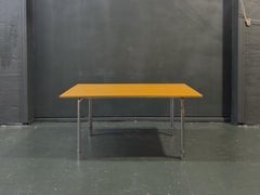 Pine and Chrome Dining Table